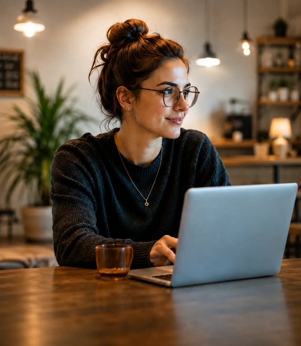 A specialist working on her MySkillsSpace profile